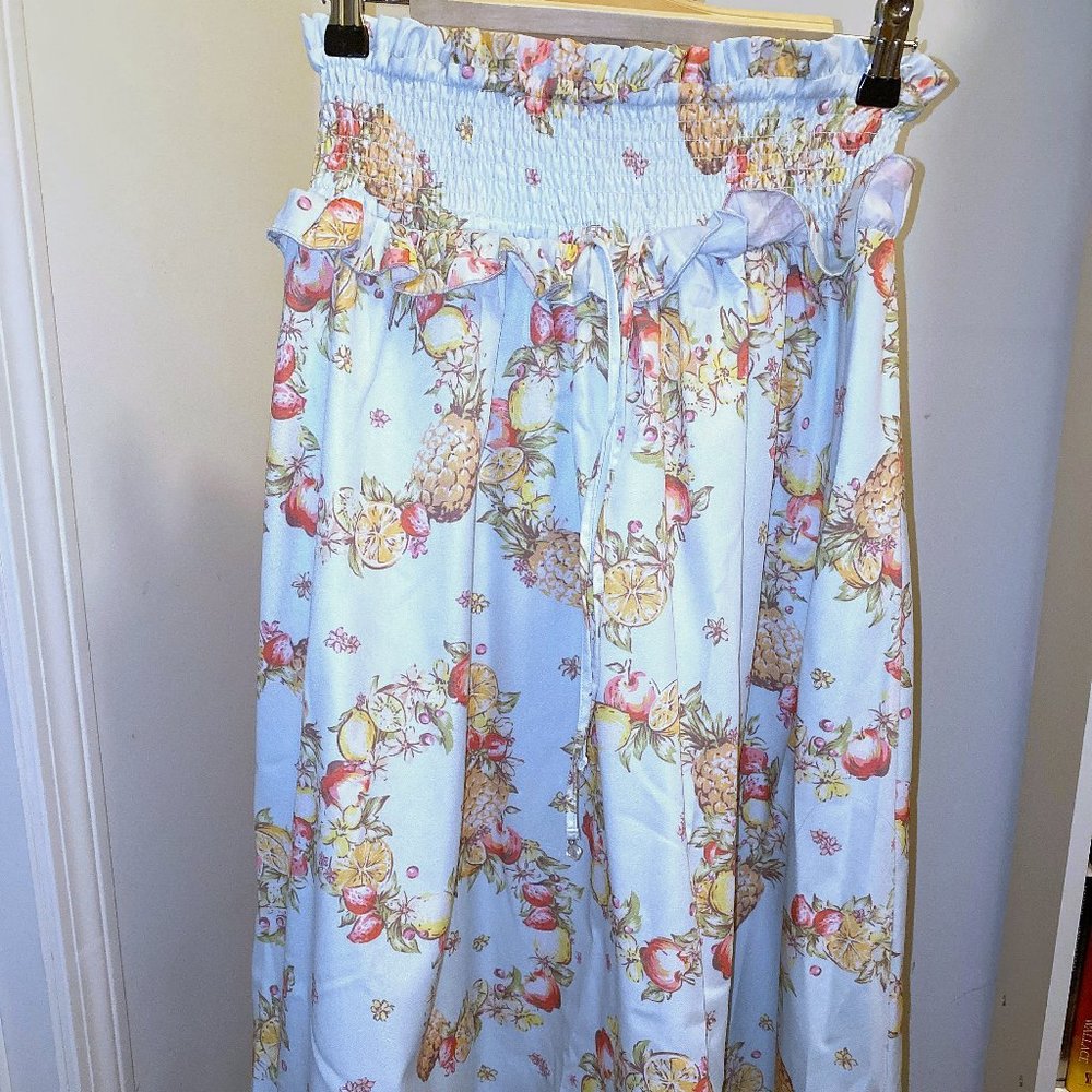 Liz Lisa Long Flower Wreath Tropical Skirt